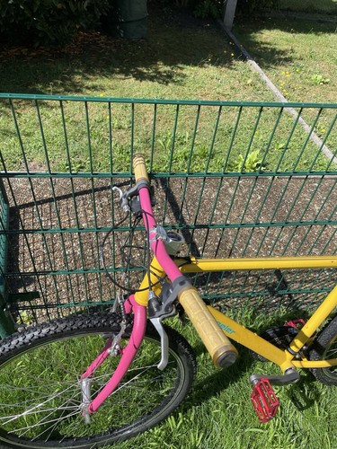 Fahrrad wheeler gelb - fahrrad,